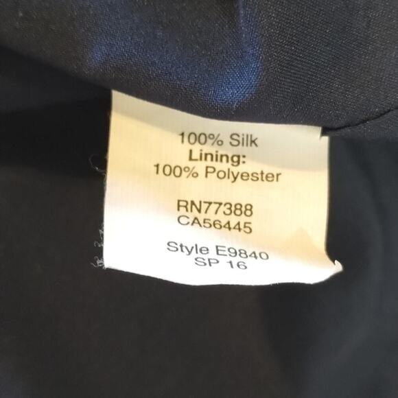 Madewell 100% Silk Starview Navy Blue Cami Slip Mini Dress 2 Spaghetti Straps - Picture 9 of 16